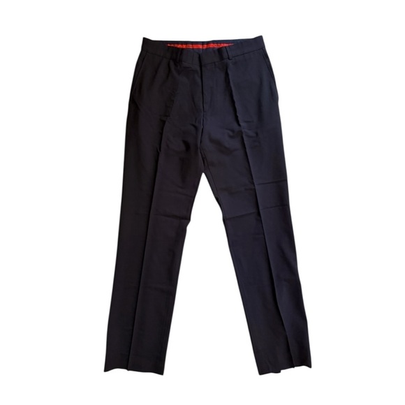HUGO BOSS Virgin Wool Blend Dress Pants Dark Navy Blue 38R excellent condition - Picture 5 of 5